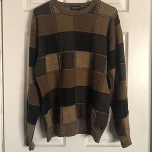 Vintage Mens patchwork grandpa sweater